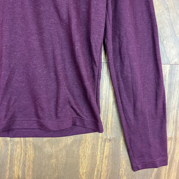 MSX by Michael Strahan Mens Jacket Purple 1/4 Zip Performance Athletic Wool S - Picture 5 of 12